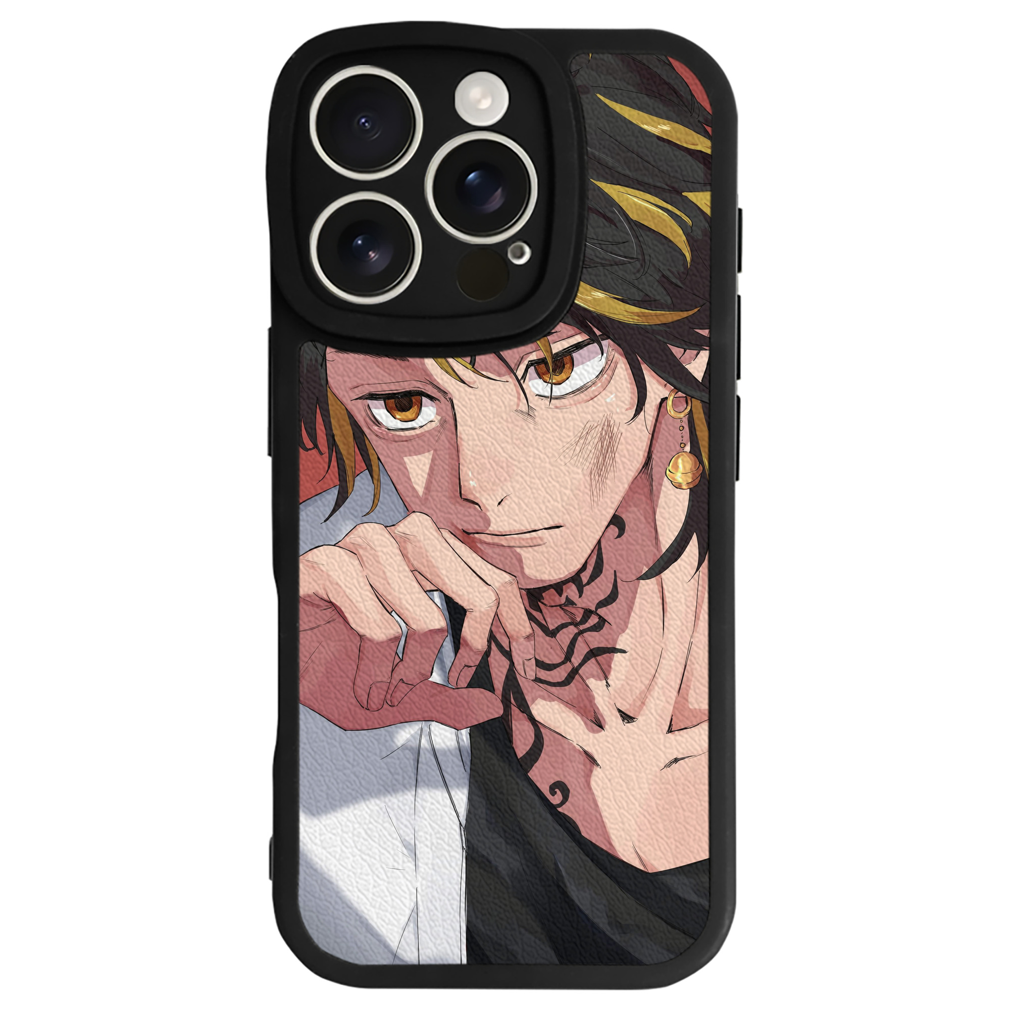 （画像用） 東京リベンジャーズ Tokyo Revengers 【iPhone 16シリーズ対応】シリコンスマホケース（レザー調） 材質：シリコン